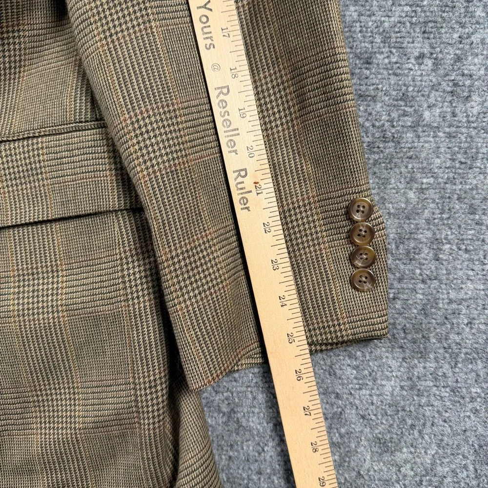 Lauren Ralph Lauren Blazer Mens 42L Brown Glen Plaid Wool Sport Coat Canada